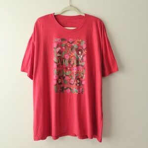 Out of Print Anna Bond Puffin in Bloom A Little Princess T shirt 3X 3XL Tee